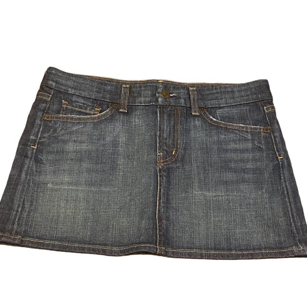 Citizens of Humanity Denim Mini-Skirt Size 29 📦 - Picture 2 of 10